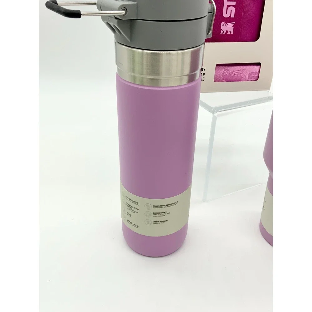 Purple Stanley Trio With Go Bottle, Quencher Tumbler;  and Quencher Carry All - Picture 7 of 16